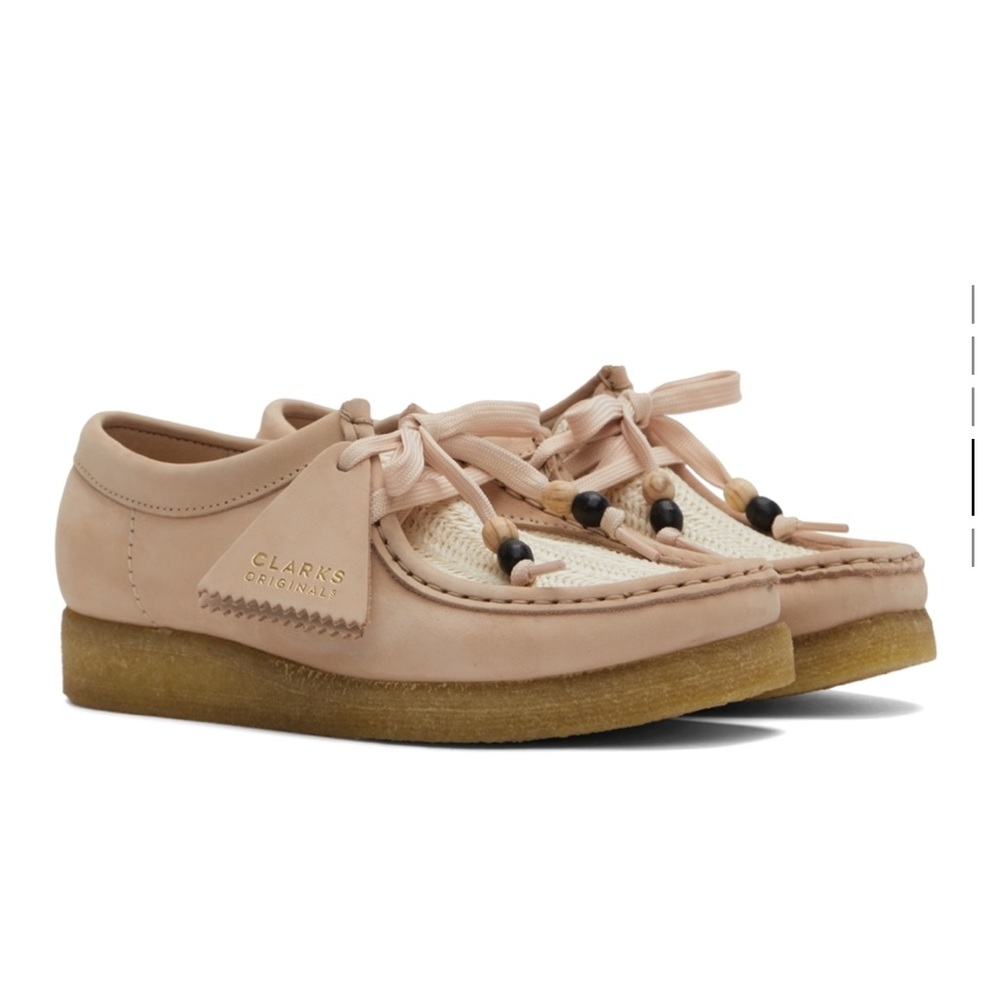 Clarks Originals Pink Wallabee Derbys Size8